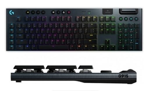 LOGITECH GAMING TECLADO G915 CARBON US WIRELESS