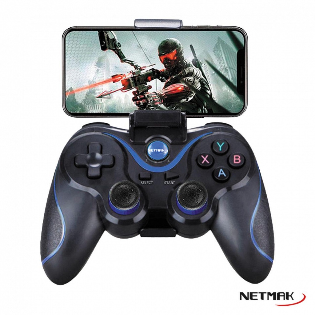 NETMAK NM-NITRO GAMEPAD ANDROID BT C/SOPORTE 5 EN 1