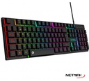 NETMAK NM-X408 TECLADO GAMER RETROILUMINADO USB