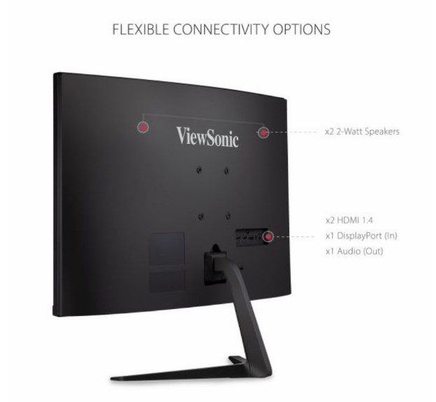 VIEWSONIC VX2718-PC-MHD MONITOR 27" CURVO 165MHZ 1MS