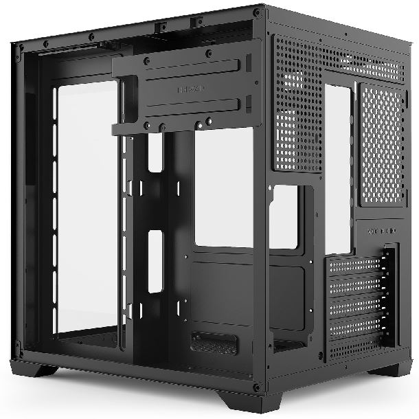 SENTEY GABINETE A5 BLACK VIDRIO TEMPLADO 5 COOLER F-RGB 120MM