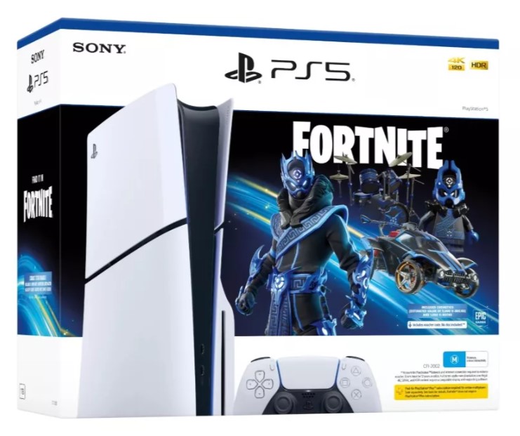 CONSOLA SONY PS5 PLAYSTATION 5 1TB SLIM CON LECTORA + FORTNITE