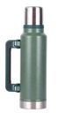 FLASK TERMO ACERO 1.2LT PICO CEBADOR VERDE LISO