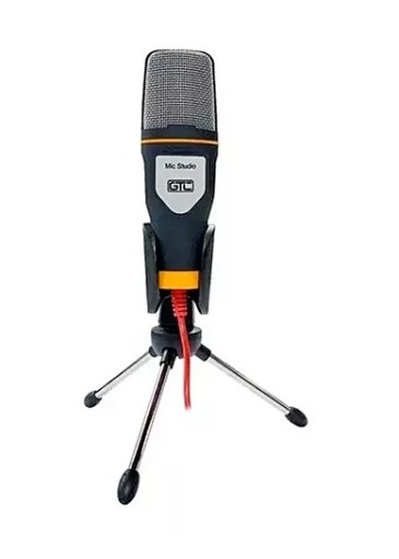 GTC MIC-001 MICROFONO STREAMING TRIPODE DESMONTABLE STUDIO