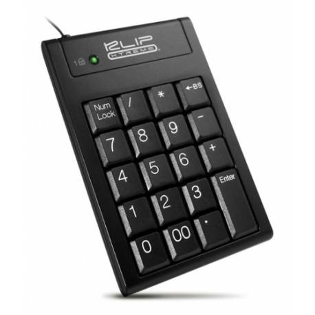 KLIPXTREME TECLADO PAD NUMERICO USB ABACUS KNP-100