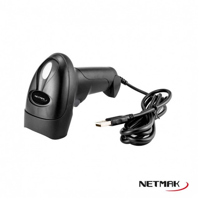 NETMAK LECTOR CODIGO DE BARRAS/QR USB NM-LC207