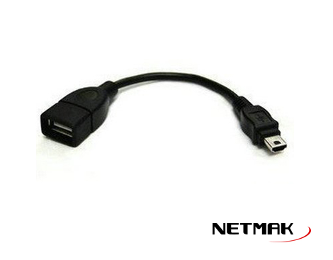 NM-C75 netmak Adaptador Usb (H) A Mini Usb 5P (M) OTG