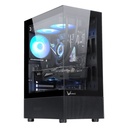 FORMULA V GABINETE GAMER CRYSTAL Z1+ BLACK ATX + 3 FANS FRGB