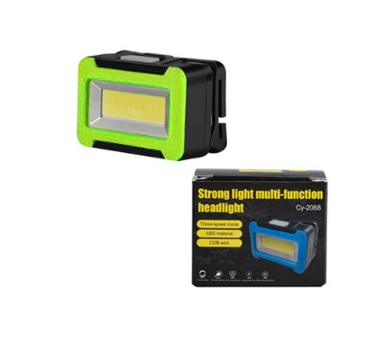 LINTERNA CY2068 MINERO LED COB FIJA A PILAS 3XAAA