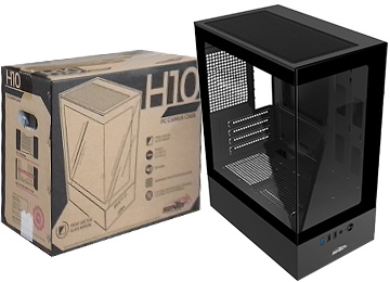 SENTEY GABINETE GAMER 6100-SF BLACK VIDRIO TEMPLADO SIN COOLER