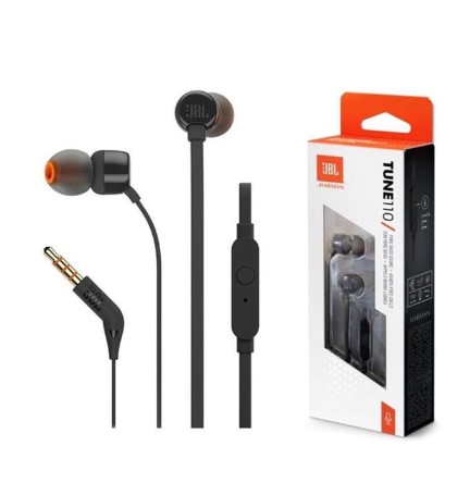 JBL AURICULAR T110 BLACK