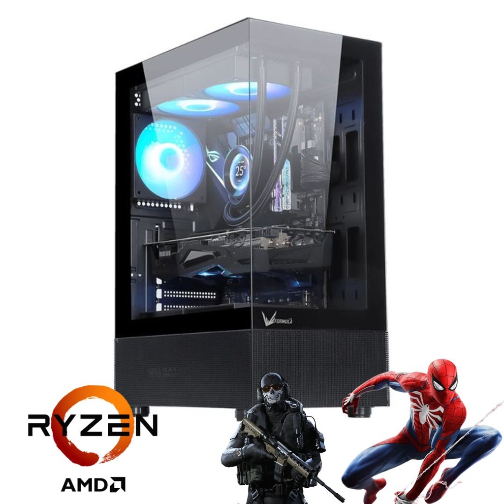 PC GAMER ARMADA RYZEN 5 8500G AM5 32GB RAM M.2 1TB FUENTE 700W 80+ BRONZE CRYSTAL Z1 FORMULA V