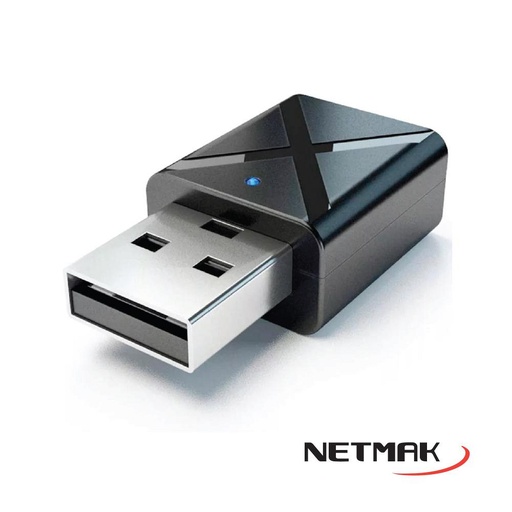 [1251] NETMAK NM-BT8 TRANSMISOR Y RECEPTOR BLUETOOTH USB