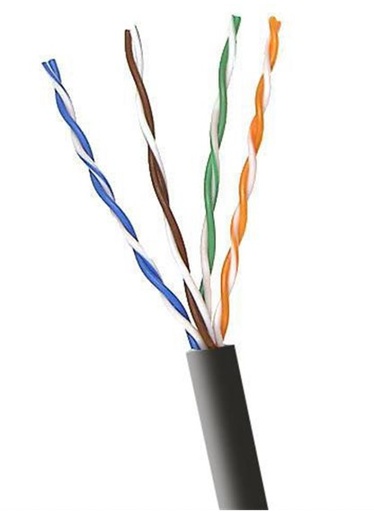 [6558] PRONEXT LAN5XE620 CABLE UTP X METRO EXTERIOR- 0.5 MM - CONEXIONES LINEALES HASTA 120 MTS