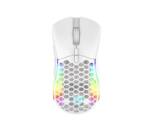 [9565] SOLARMAX MOUSE GAMER RGB USB BLANCO GM06W