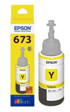 [1941] Tinta Epson original T673 / l800 / 70ml. Amarillo