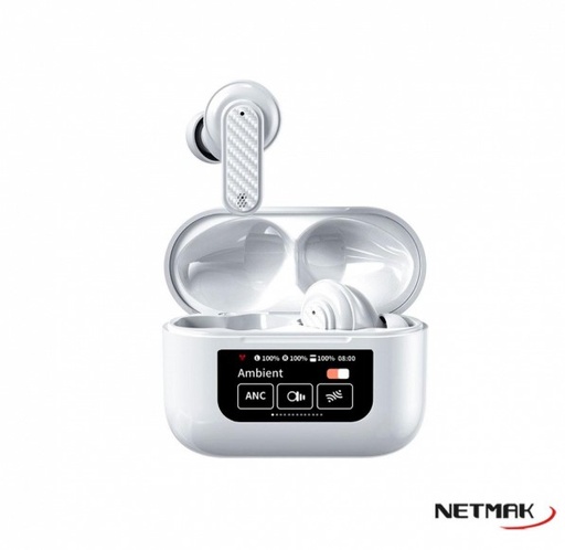 [10015] NETMAK NM-SMART AURICULAR BLUETOOTH CON DISPLAY TACTIL