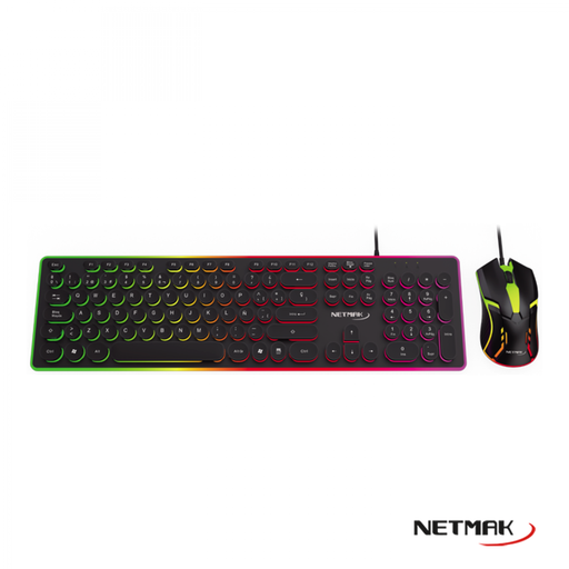 [8886] NETMAK NM-VORTEX MOUSE + TECLADO GAMER